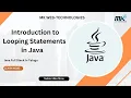Looping Statements in Java While Loop Do While Loop For Loop Explained with Examples
