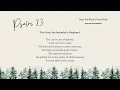 NASB Book of Psalms Chapter 23
