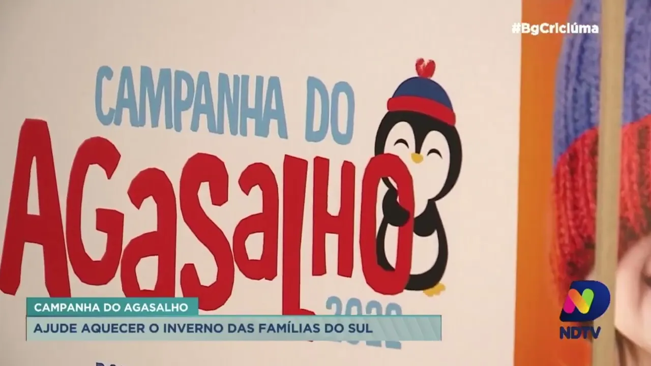Ajude a aquecer o inverno de quem precisa doando para a Campanha do Agasalho da NDTV