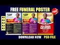 FREE Funeral Poster Template Download Edit in Photoshop Step-by-Step