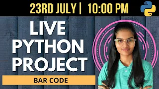 LIVE Python project coding Python live stream fun with data science projects for beginners