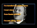 Matt Monro  - 'From Russia With Love'  (with lyrics)