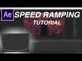 Speed Ramping done right After Effects Tutorial