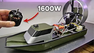 I Converted my RC V8 Airboat to ELECTRIC!