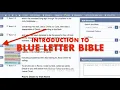 How to use the Basics of Blue Letter Bible