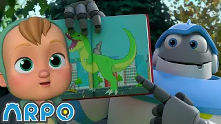 ARPO the Robot: Daniel's Dinosaur Adventure & More Funny Cartoon Episodes🤖 | Fun Robot Adventures