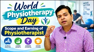 Happy World Physiotherapy Day, How to earn good as Physiotherapist, Scope of Physiotherapy 
