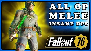 Fallout 76 Melee Weapons Ghoul Build Feral Non Feral Auto Axe End Game