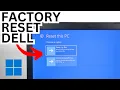 How to Factory Reset Dell PC Or Laptop Without Password