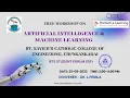 Webinar on AI ML St Xavier s Catholic College of Engineering Pantech eLearning