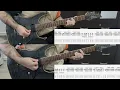 Dark Funeral - Open the Gates (2005 version) (CORRECT Guitar cover 4k + TABS)