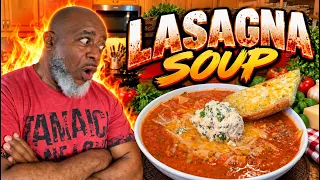 THE BEST Lasagna Soup!! | Deddy makes it EASY, WARM & TASTY!!| Deddy's Kitchen