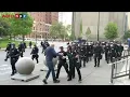 Two Buffalo police officers suspended after incident in Niagara Square that left protester injured