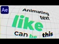 Typography Motion Graphics Animation in After Effects - After Effects Tutorial Kinetic Typography