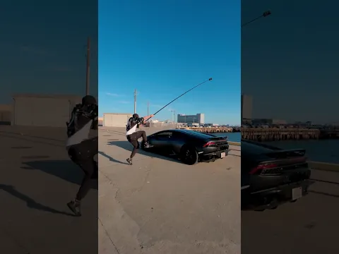 Fake drone Drive Off 1 Shot 💥 see Results! Lamborghini #cinematic #automobile #insta360