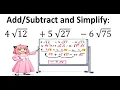 Simplify the Radical 4 sqrt 12 5 sqrt 27 - 6 sqrt 75