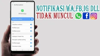 Download Cara Mengatasi Notifikasi WA Tidak Muncul | Berlaku Juga Untuk Facebook, Instagram DLL MP3