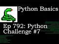 Python Basics Tutorial Python Challenge 7 City Block Walk