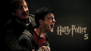 طالب بيحاول يقنع الناس ان السيد المظلم رجع بس محدش بيصدقه ملخص فيلم Harry Potter 5 
