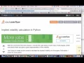 How to calculate beta ATR implied volatility with IQFeed in Python
