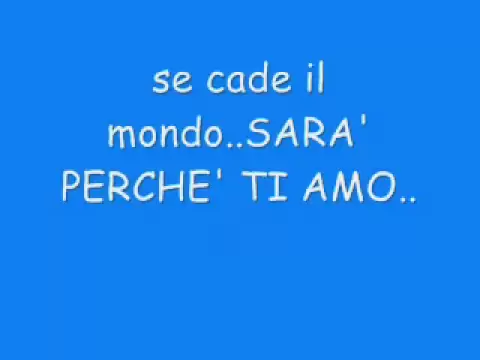 Download MP3 Sarà perchè ti amo - Ricchi e poveri - testo