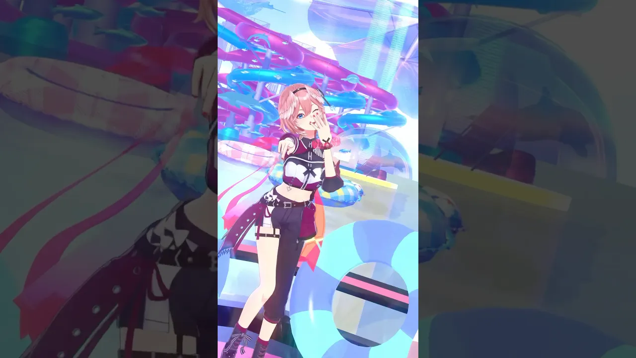 まつりちゃんの新曲可愛い💃 #mmd #shorts #dance #hololive #夏色まつり #Sparkling