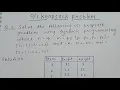 knapsack problem using dynamic programming by set method Hindi solve with example