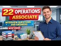 Top 22 Operations Associate Interview Questions and Answers