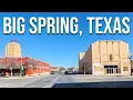 Big Spring Texas Drive with me through a Texas town