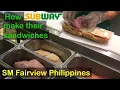 SUBWAY SANDWICHES