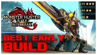 Monster Hunter Rise Sunbreak - BEST EARLY Master Rank Switch Axe Build