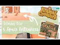 Tiny Entrance Tips 5 Space Ideas Animal Crossing New Horizons