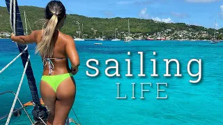 Sharing our Lunch with a Shark! Sailing to Bequia – Ep 65