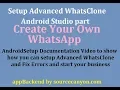 How to setup WhatsClone Android app and create own whatsapp