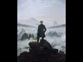 “Wanderer Above the Sea of Fog” - Caspar David Friedrich - Animated