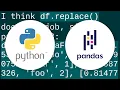 Replacing blank values white space with NaN in pandas