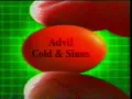 Advil Cold Sinus Relief Tablets Commercial 1998