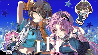 【歌ってみた】III(Justen x Sena Remix.ver) - 宝鐘マリン&こぼ・かなえる covered by 明透×琶舞【神椿】