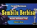 SEMBILU BERBISA - IWAN SALMAN [ KARAOKE MELAYU ] NADA RENDAH PRIA