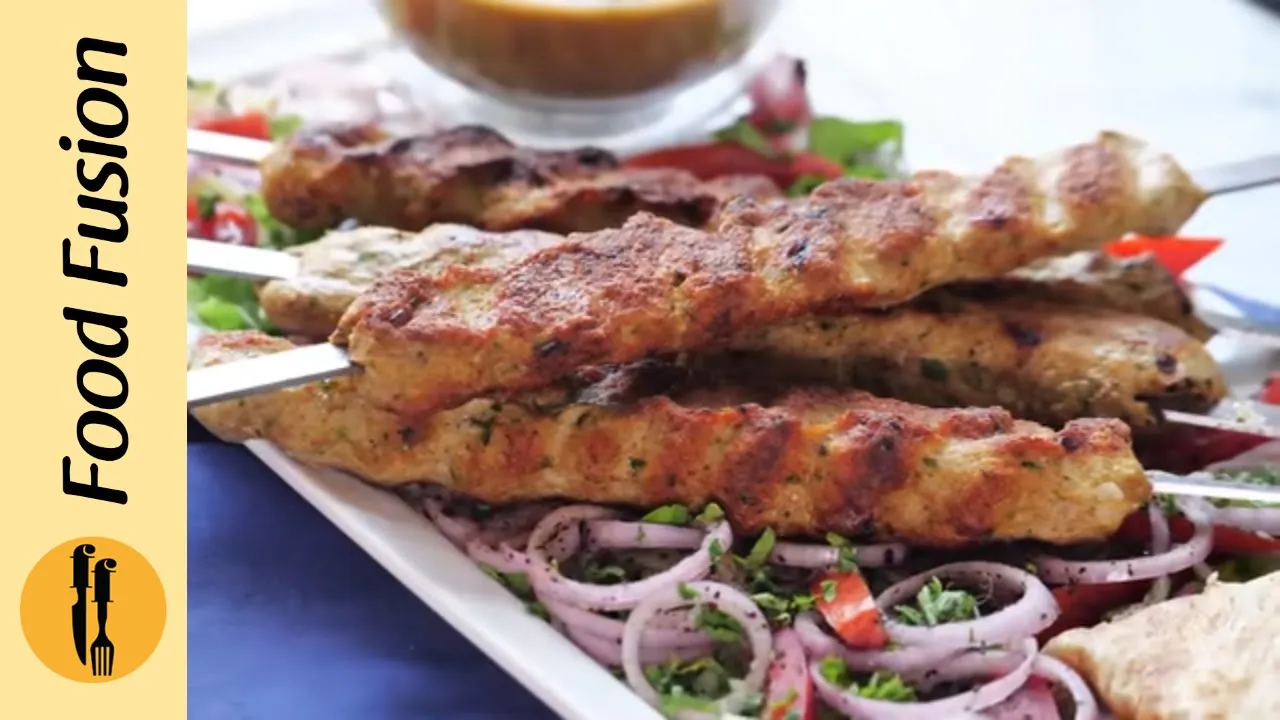 Restaurant Style Chicken Seekh Kabab with Chutney By Food Fusion (Eid Special Recipe)