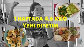 1 haftada 4 6 kilo verdim yeni diyetim spor niversite vlog 