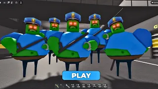 ZOMBIE POLICE PRISON RUN! 🧟‍♂️🚨 Escape the Deadly Prison | Roblox Obby Gameplay | No Death 4K