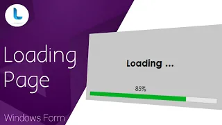 C Create Loading Page with Progressbar and Timer in the Visual Studio