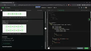 Identical Linked Lists GFG Solution in C Compare Two Linked Lists GeeksforGeeks