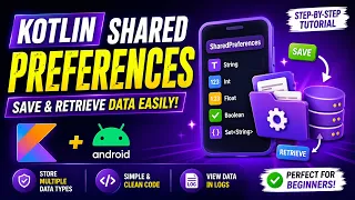 ANDROID - SHARED PREFERENCE TUTORIAL IN KOTLIN