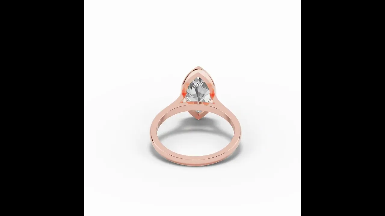 Marquise Lumière Bezel Solitaire