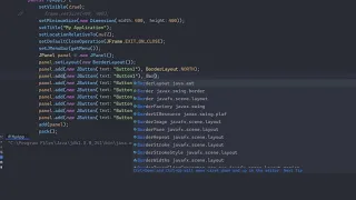 JAVA Swing Part D Swing Layouts and titled borded in JPanel