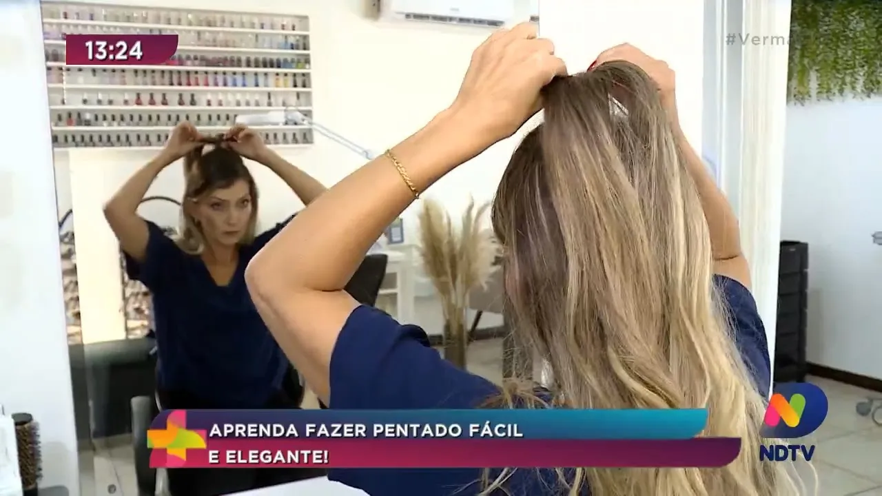 Aprenda fazer penteado fácil e elegante