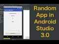 How to Create Random Number App in android studio 3 0