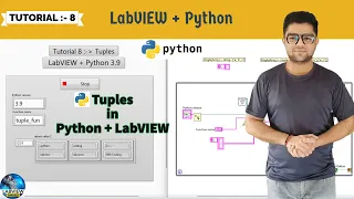 Labview Python Tutorial 8 Tuples in Python with Labview LabVIEW Python Series